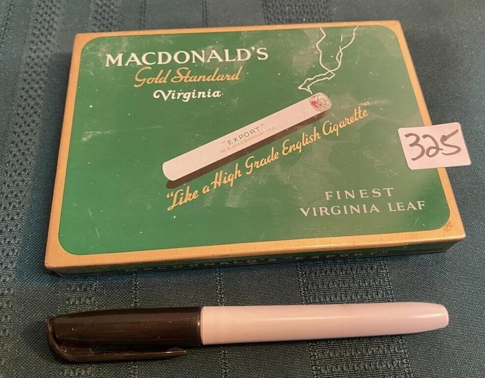 MACDONALDS CIGARETTE TIN