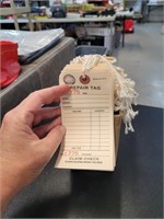 Box of repair tag tickets