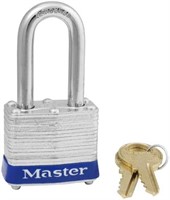 (2) Master Lock Commercial Padlocks 3LFBLU