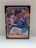 1987 Rated Rookie HOF Greg Maddox Rookie #36