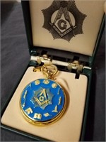 Freemason pocket watch box is broke