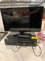 24" LG TV W/ REMOTE, SYMPHONIC DVD / VHS PLAYER