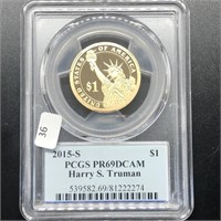 TRUMAN PCGS PF69DC DOLLAR