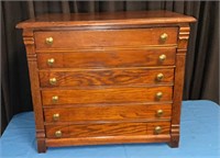 Antique T Drawer Spool Cabinet by J.P. Coats
