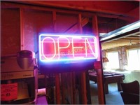Neon OPEN sign (working)