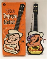 Vintage Mattel "The Popeye Getar" Music Box Toy
