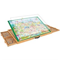 ALL4JIG Adjustable Jigsaw Puzzle Board with 4