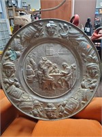 Lg. Brass Wall Decorative Pan