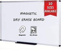 VIZ-PRO Magnetic Dry Erase Board  6' x 4'  Silver