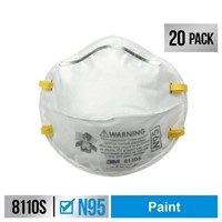 R3569  3M 8110S N95 Respirator, Size Small