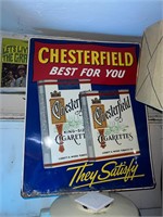 Chesterfield Cigarettes Sign