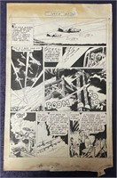 Joe Kubert. Speed Comics. Original Comic Page.
