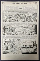 Joe Kubert. Our Army at War #127. Original Page.