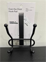 NEW - Room Essentials Over the Door Hook Rail