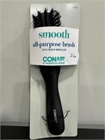 NEW - Conair All-Purpose Boar Bristle Hair Brush