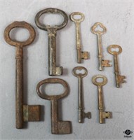 Vintage Skeleton Keys / 8 pc
