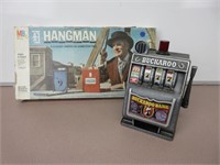 Buckaroo Piggy Bank & Hangman Board Game