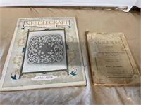 1901 ALMANAC 1924 NEEDLECRAFT MAGAZINE