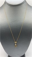 14K Necklace on 20" Chain