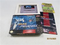 Super Nintendo SPACE MEGAFORCE Video Game Boxed