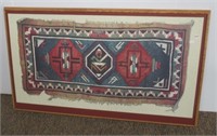 Native American picture. Measures: 21.75" H x 38"