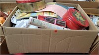 LARGE BOX OF SEWING ITEMS