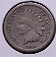 1860 INDIAN HEAD CENT VG