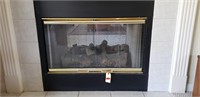 DOUBLE FACE FIREPLACE W/ 2 MANTELS