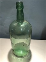 1 Green Glass Bottle
