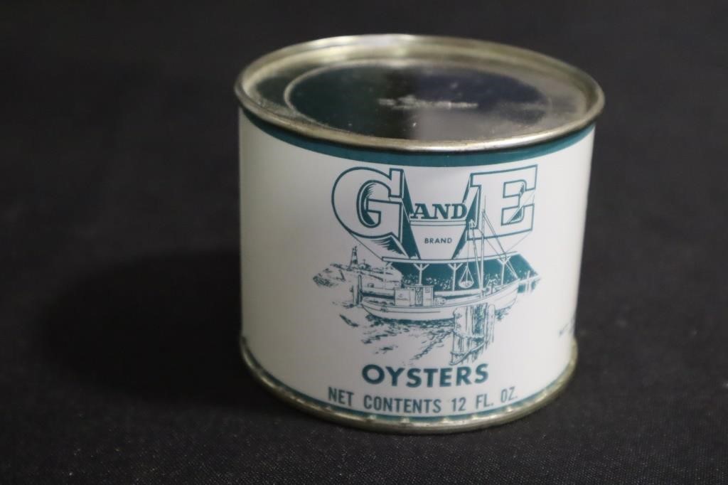 G & E Brand Oysters can 12 FL OZ Mt Vernon