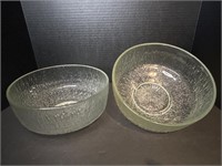 Glass Serving Bowls - 2