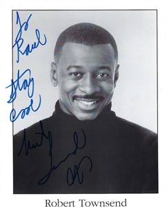 Hollywood Shuffles Robert Townsend signed photo