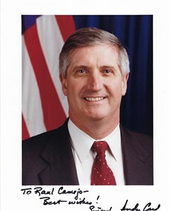 Chief of Staff Andy Card signed photo