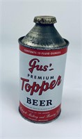 Gus Topper Kalispell Montana Cone Top Beer Can
