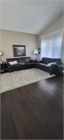 Leather couch set  excluding cushions 84 " L X 37"