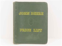 John Deere Price List Manual 1978