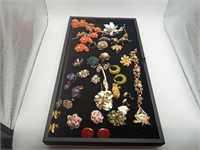 Kramer Coro Monet & Rhinestone Costume Jewelry lot
