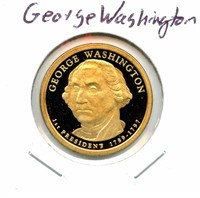 George Washington Proof Presidential Dollar