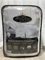 Royal Luxe King White Down Comforter