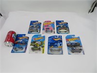 7 voitures hot wheels die cast