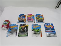 7 voitures hot wheels die cast