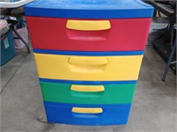 Four drawer kids storage