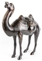 Cast Metal Chinese Camel Sculpture Feng Shui