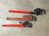 PIPE WRENCHES, 18" & 24"