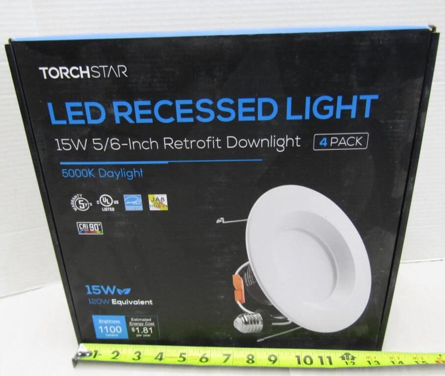 New 4 Pack LED Recessed Lighting