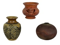 Art Pottery Vases- Raku & Southwest Style