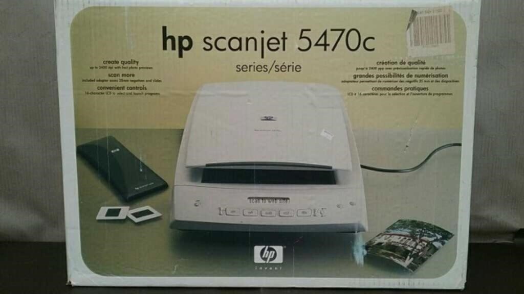 HP Scan Jet 5470c, Powers On