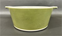 Vintage Corning Ware Avocado Green Casserole Dish
