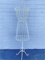 Vintage Wire Dress Standing Mannequin