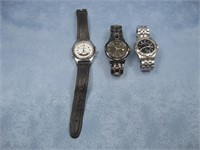 Three Assorted Watches See Info